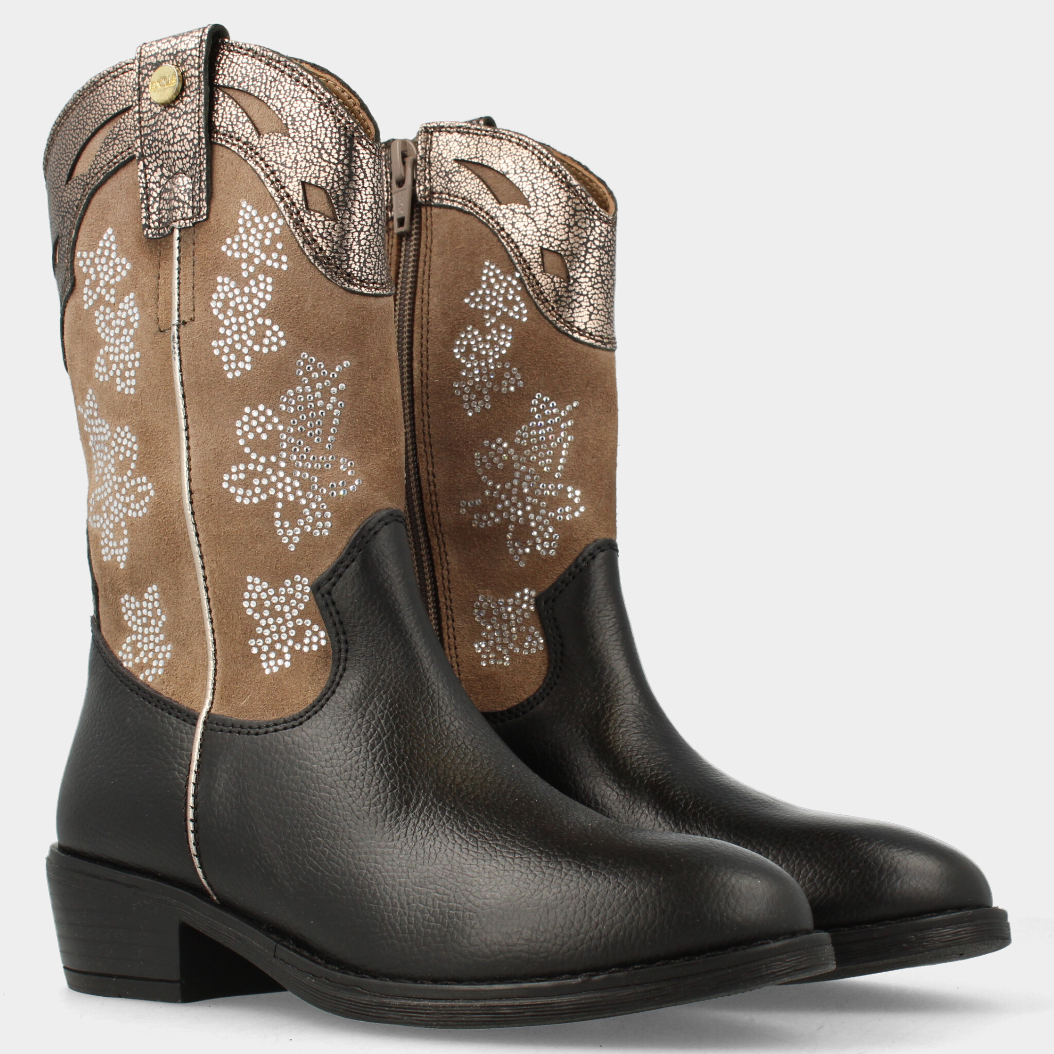 Zwarte western boot | 44420