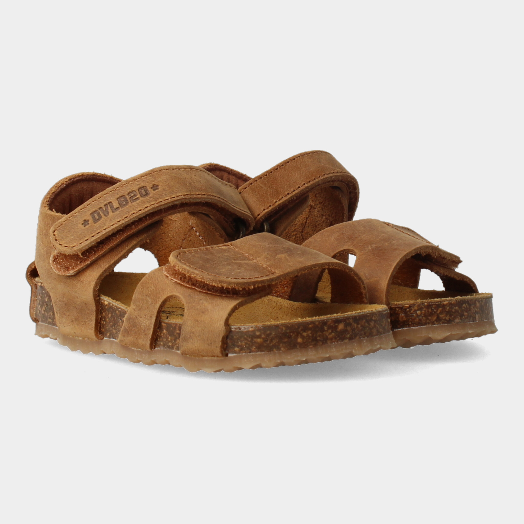 Cognac Sandalen | Develab 48289