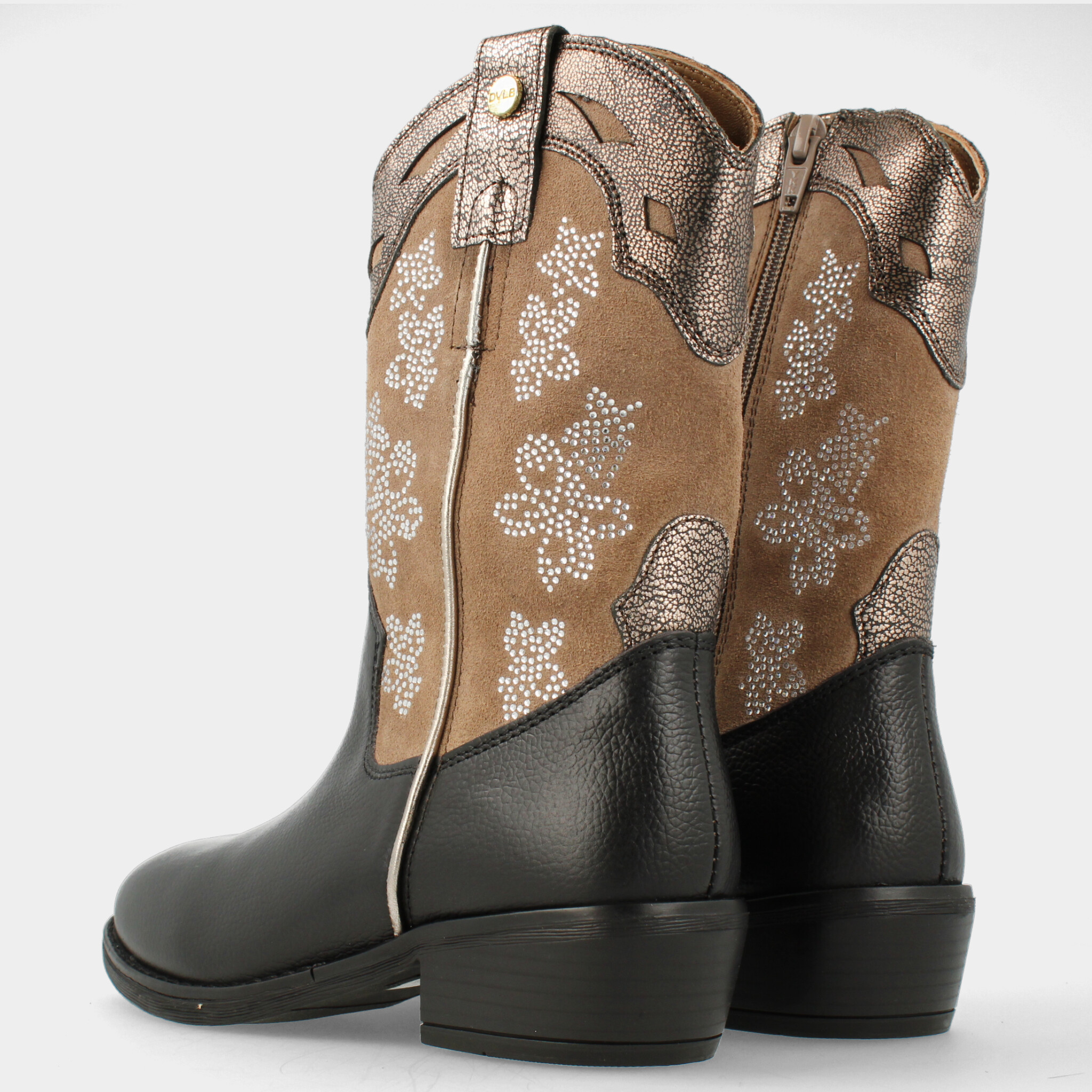 Zwarte western boot | 44420