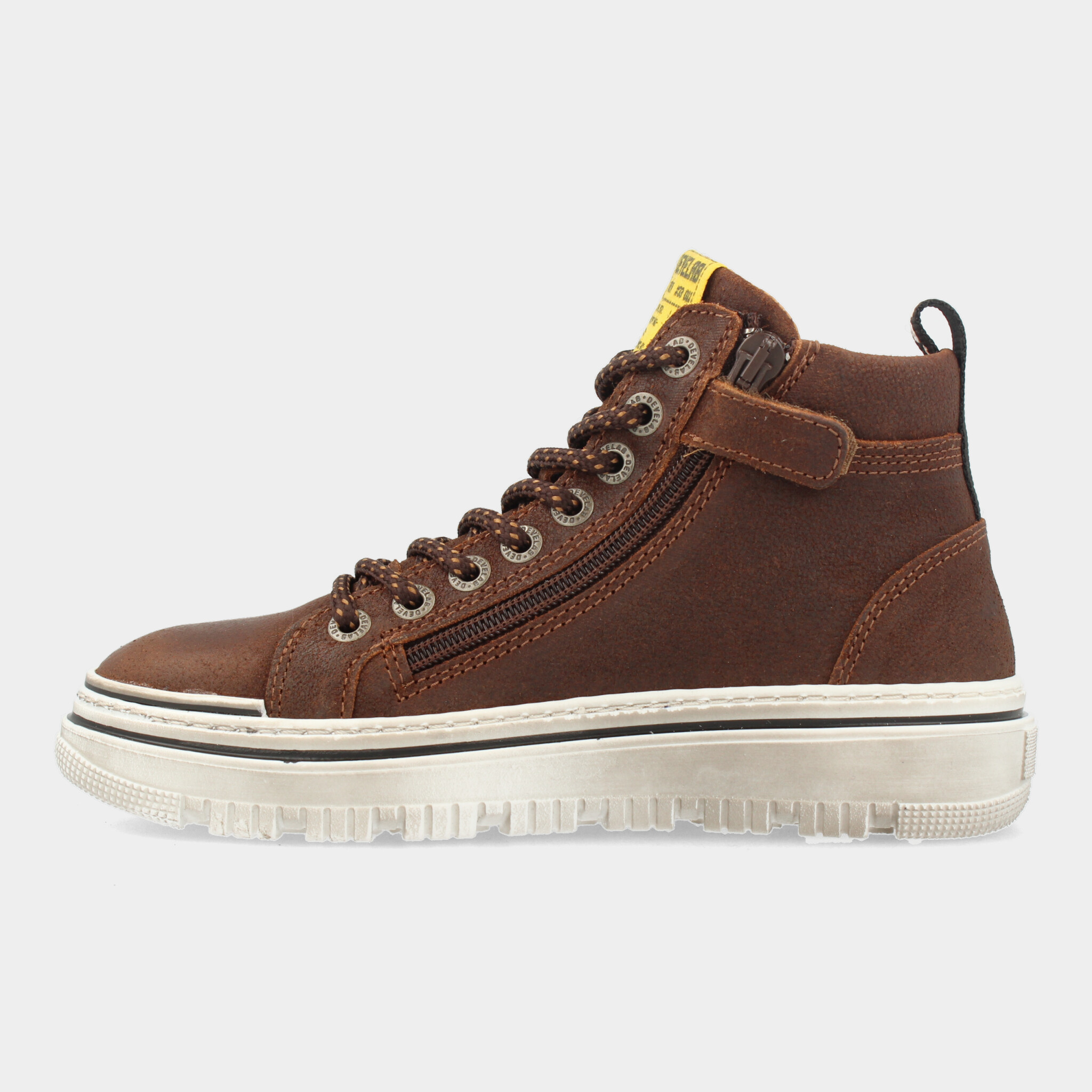 Hoge Cognac Sneakers | Develab 45729