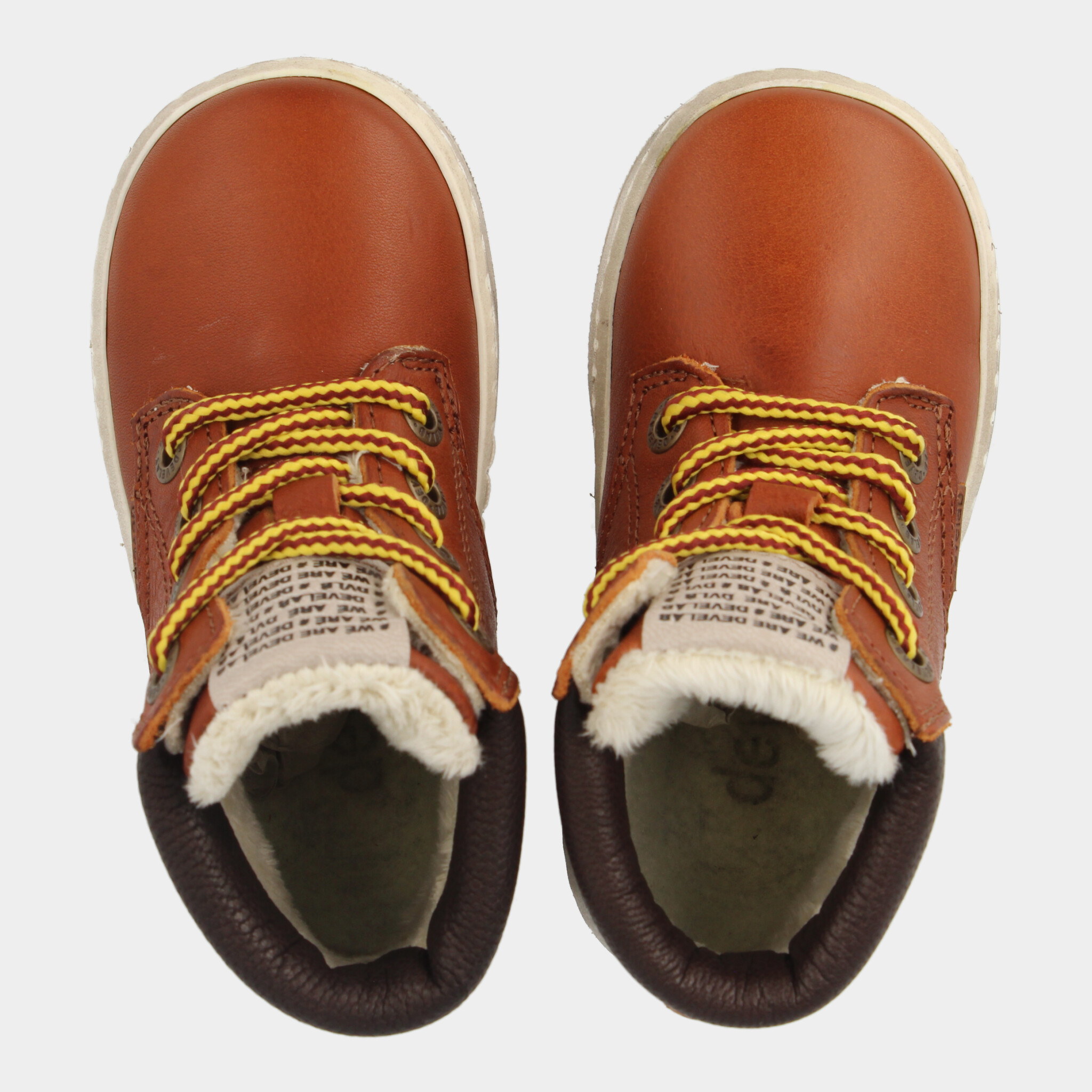 Hoge Cognac Sneakers | Develab 41855