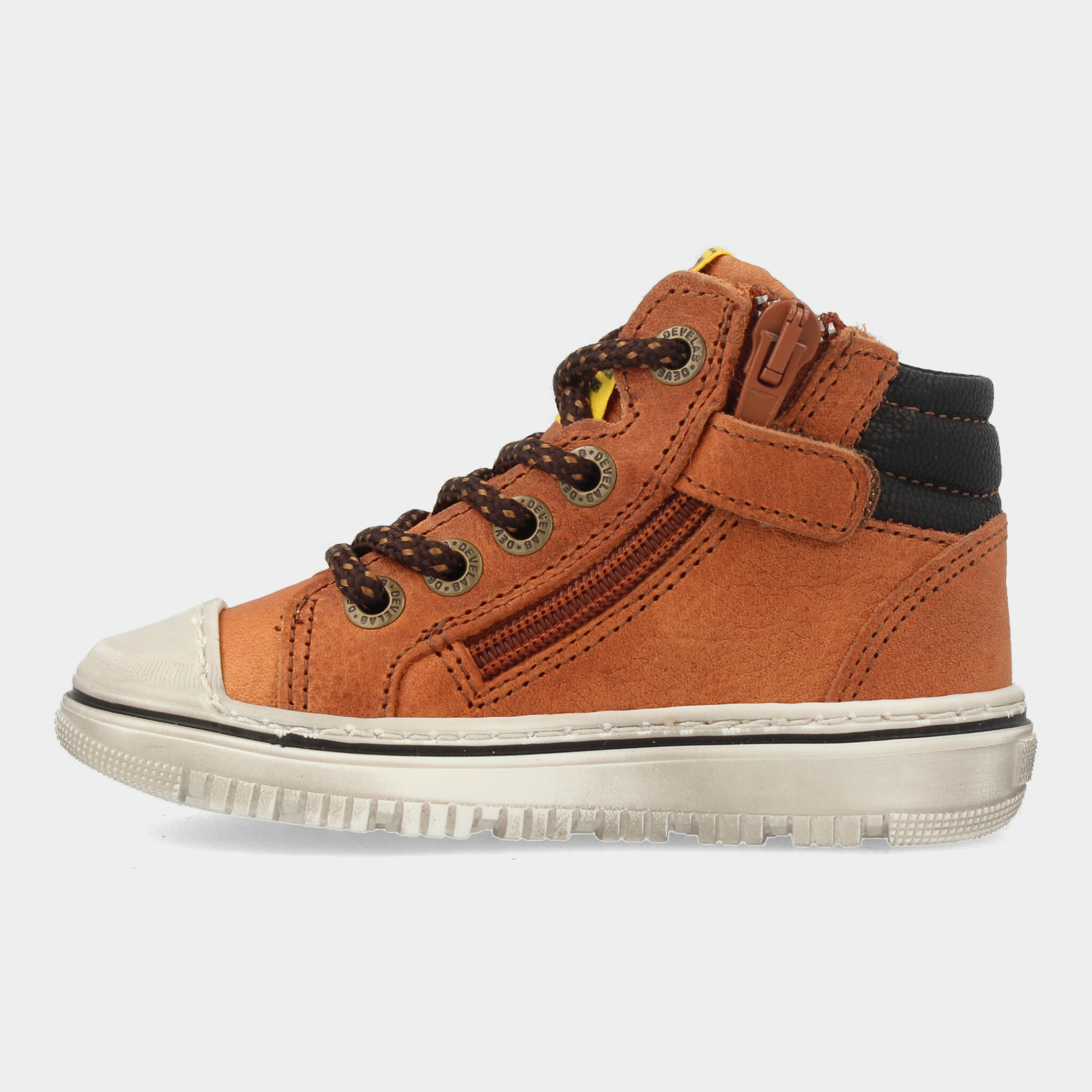 Hoge Cognac Sneakers | Develab 45657