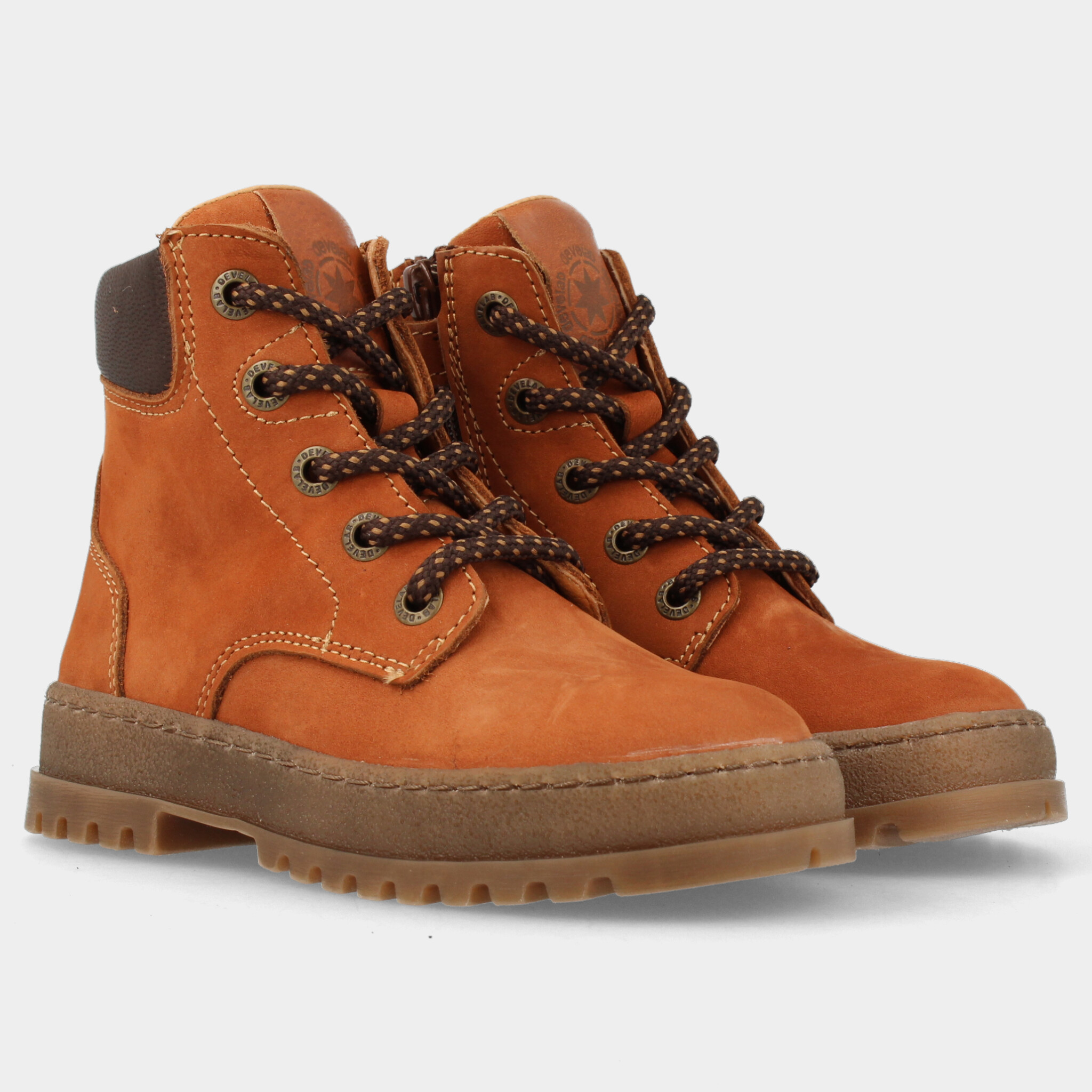 Cognac boots voor jongens  | 45191