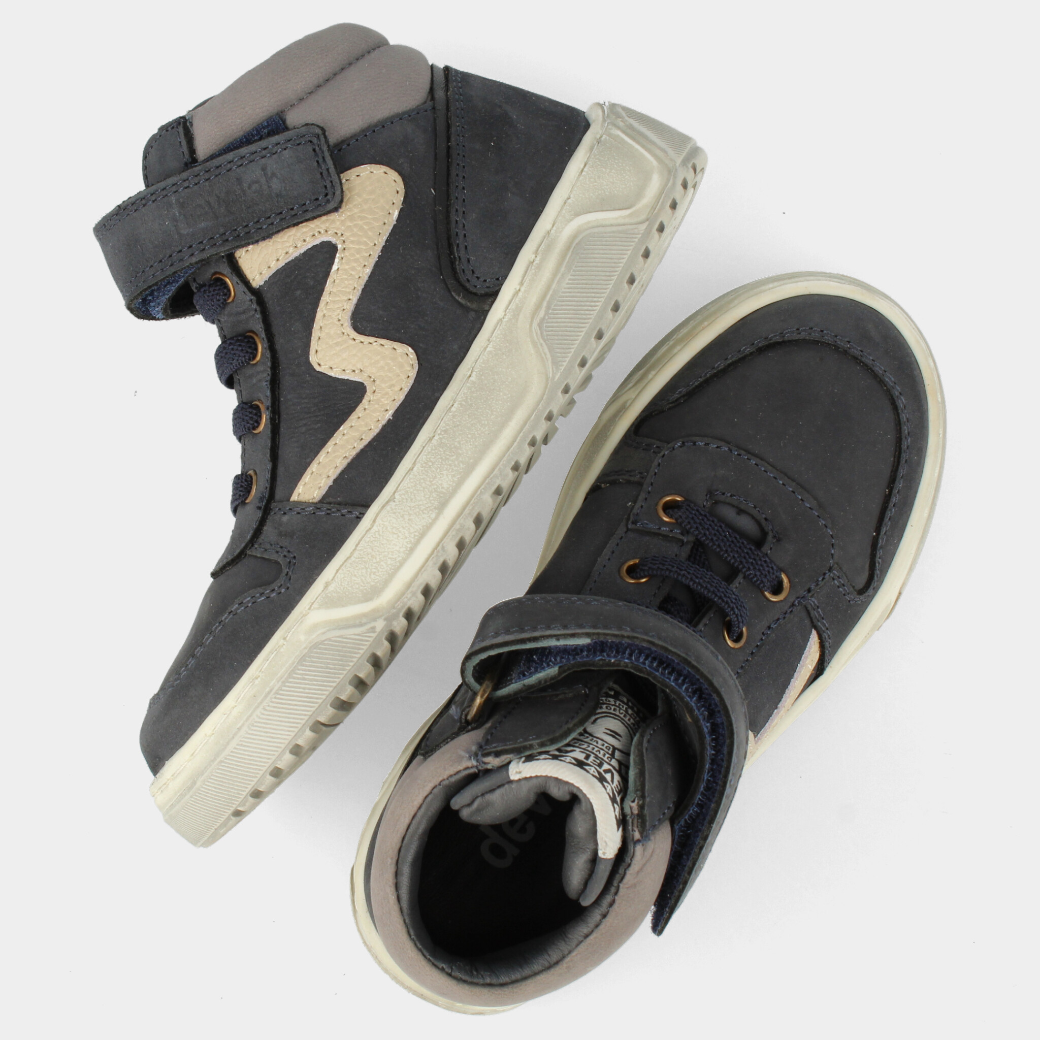 Blauwe hoge sneaker voor jongens  | 44351