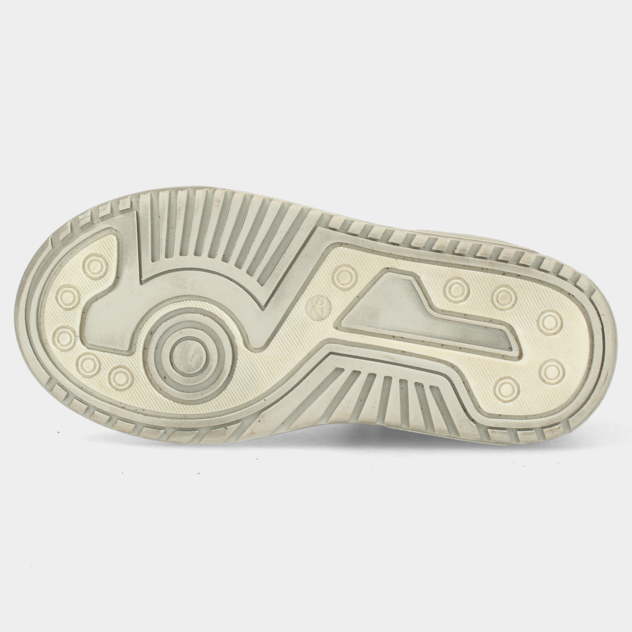 Cognac hoge sneaker voor jongens  | 44351