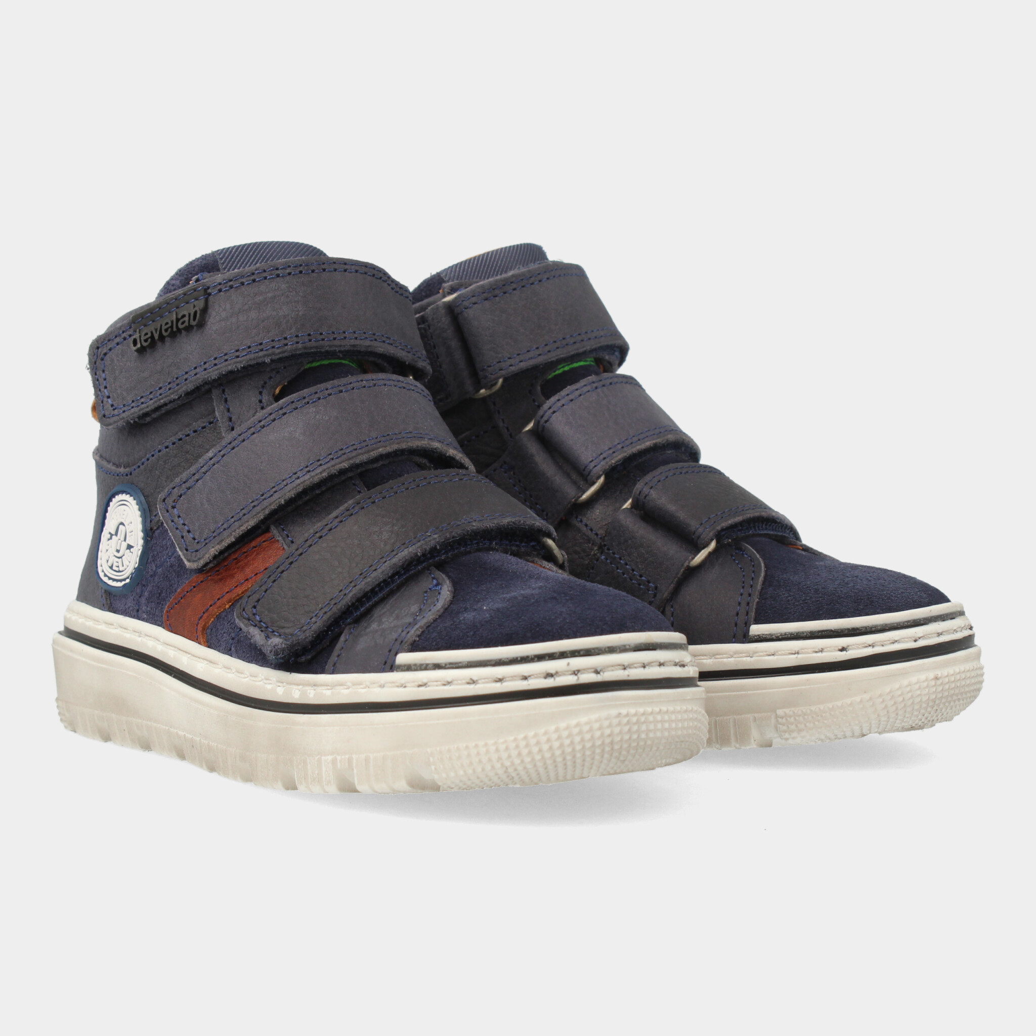 Hoge Blauwe Sneakers | Develab 45705