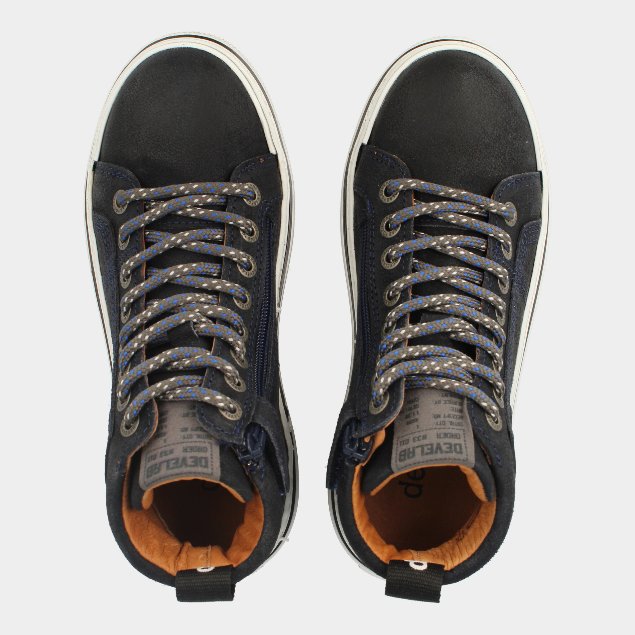Hoge Blauwe Sneakers | Develab 45729