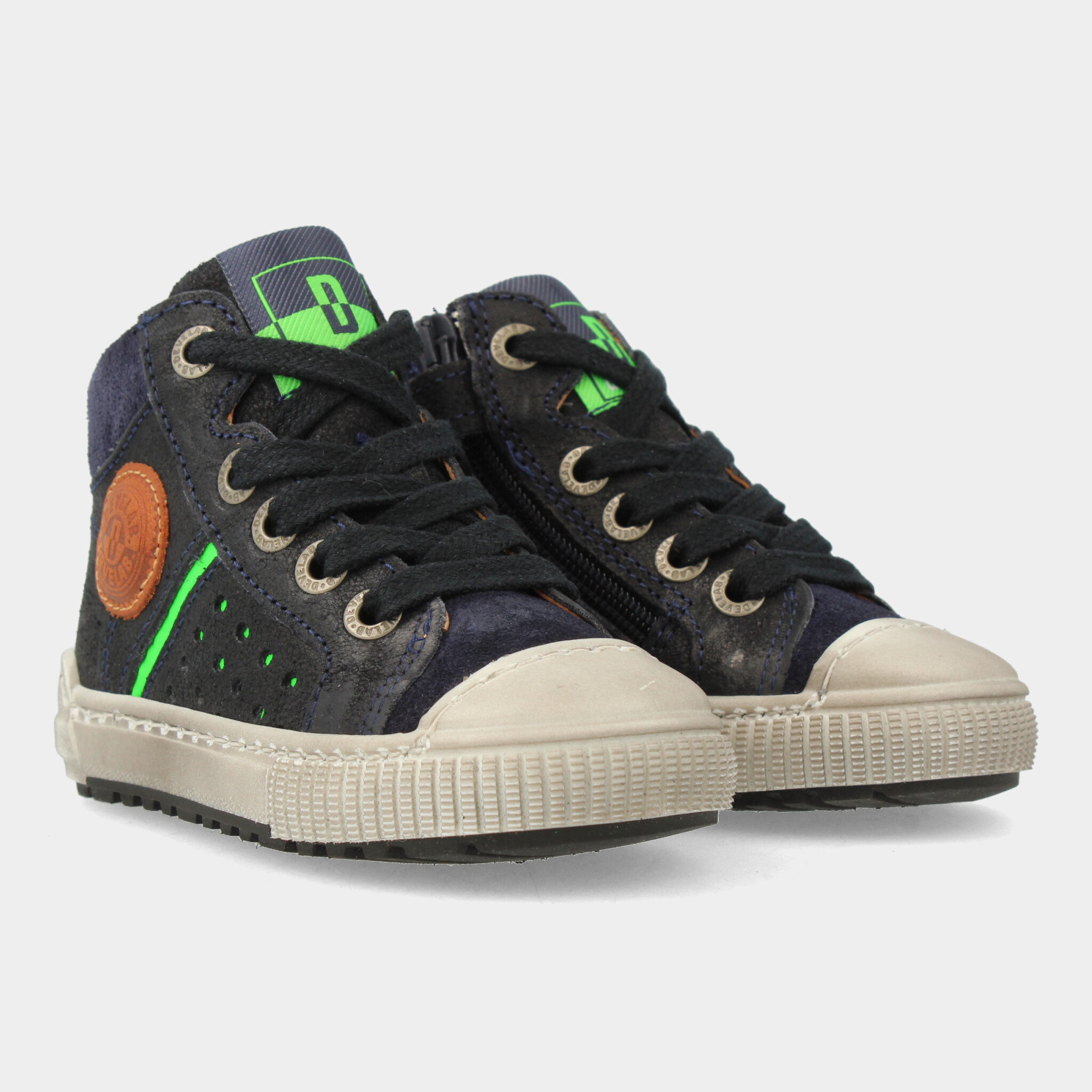 Hoge Blauwe Sneakers | Develab 45659