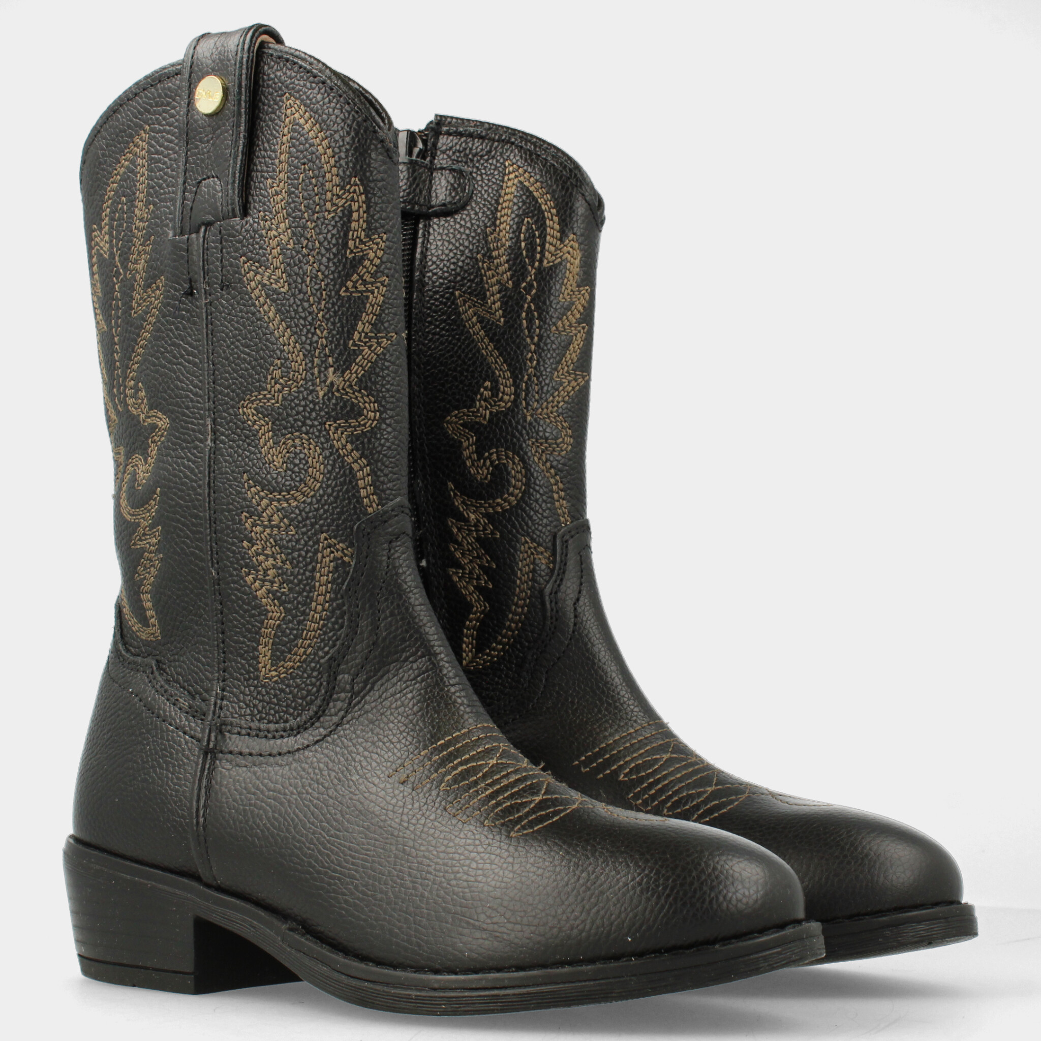 Zwarte hoge western boots | 44374